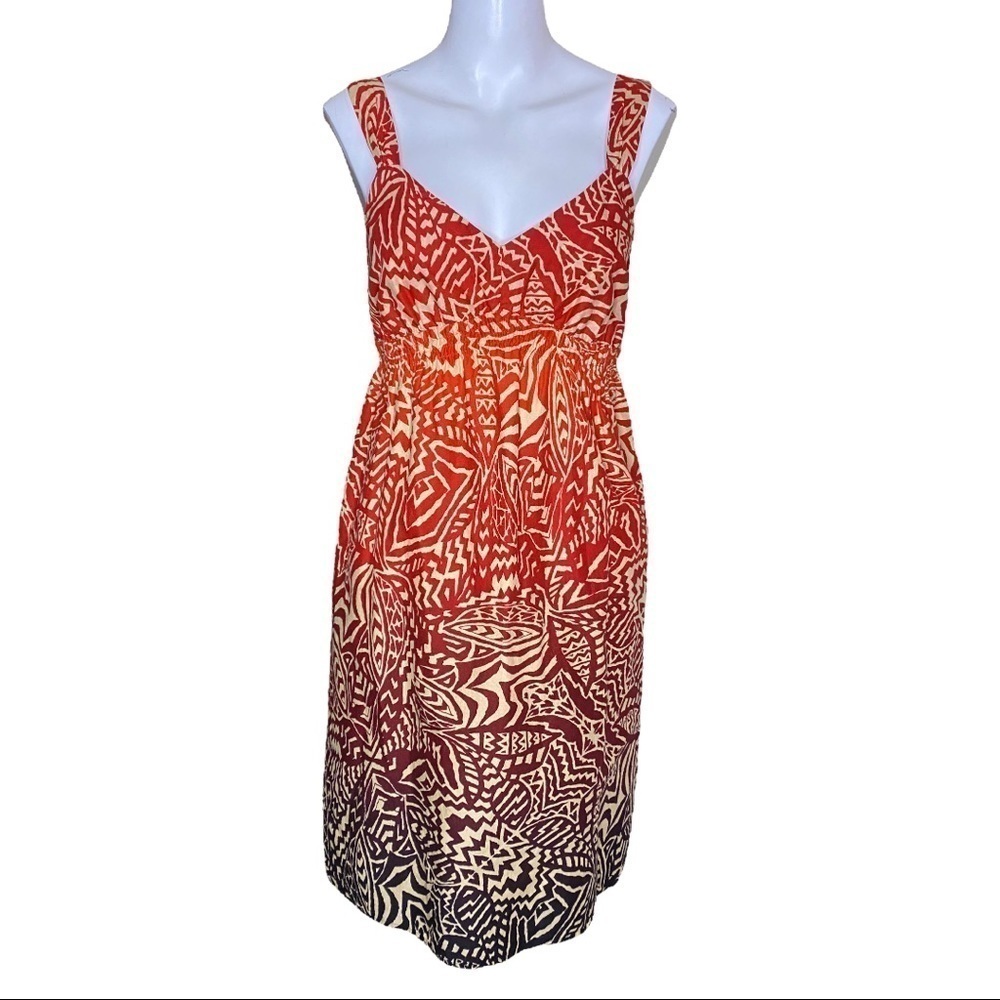 Jones New York Dress Tribal Print Size 4